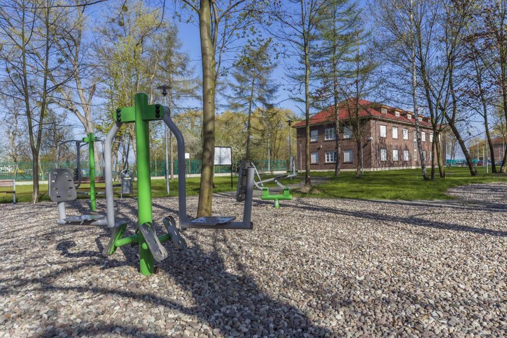 Centrum Zeglarskie Domki Kempingowe Szczecin Extérieur photo